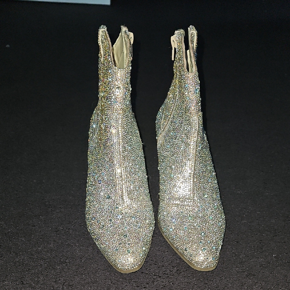 Matisse Rhinestone Ankle Booties